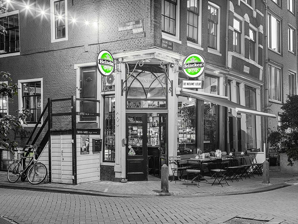 Street cafe in Amsterdam art print by Assaf Frank for $57.95 CAD