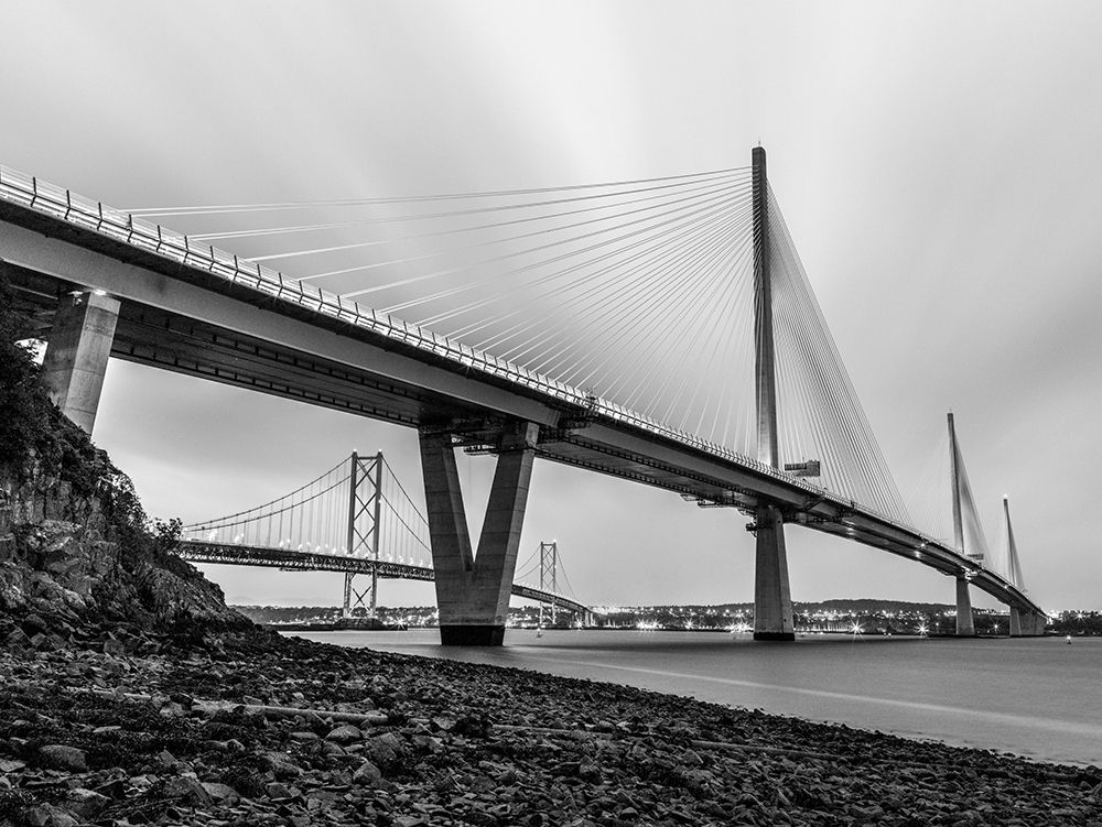 Queensferry Crossing, Scotland, FTBR-1811 art print by Assaf Frank for $57.95 CAD