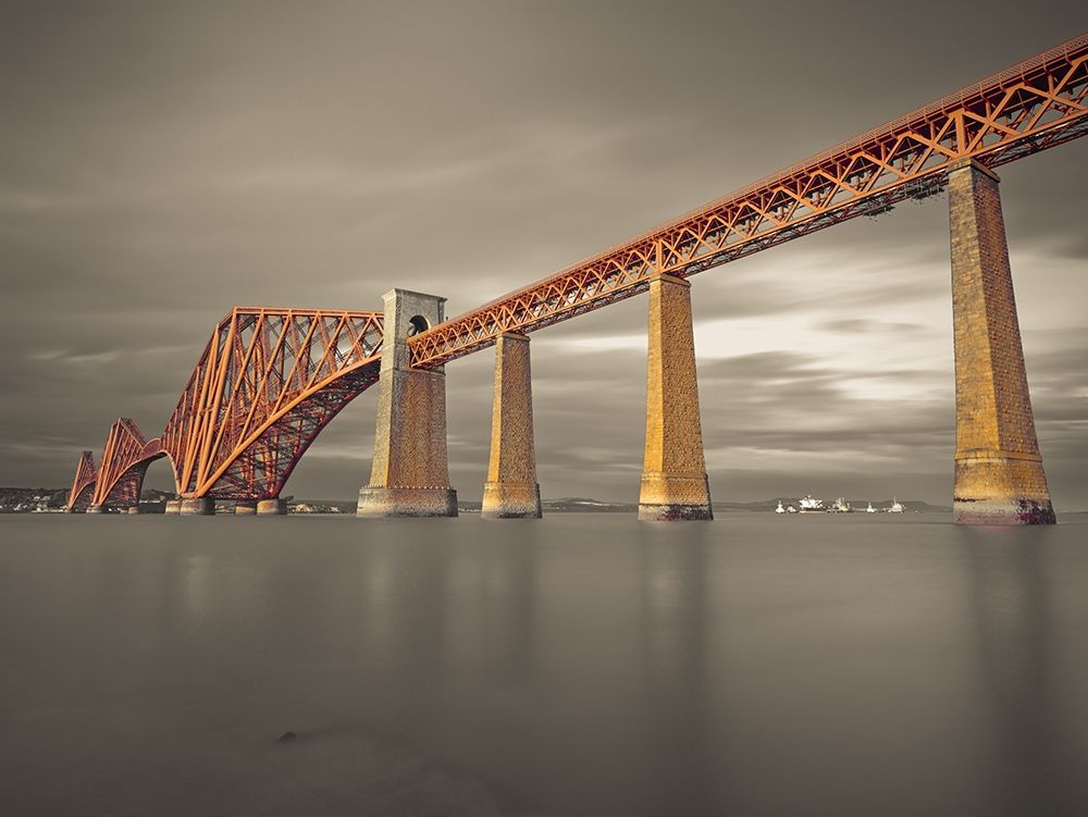 Forth Rail Bridge, Scotland, FTBR-1923 art print by Assaf Frank for $57.95 CAD