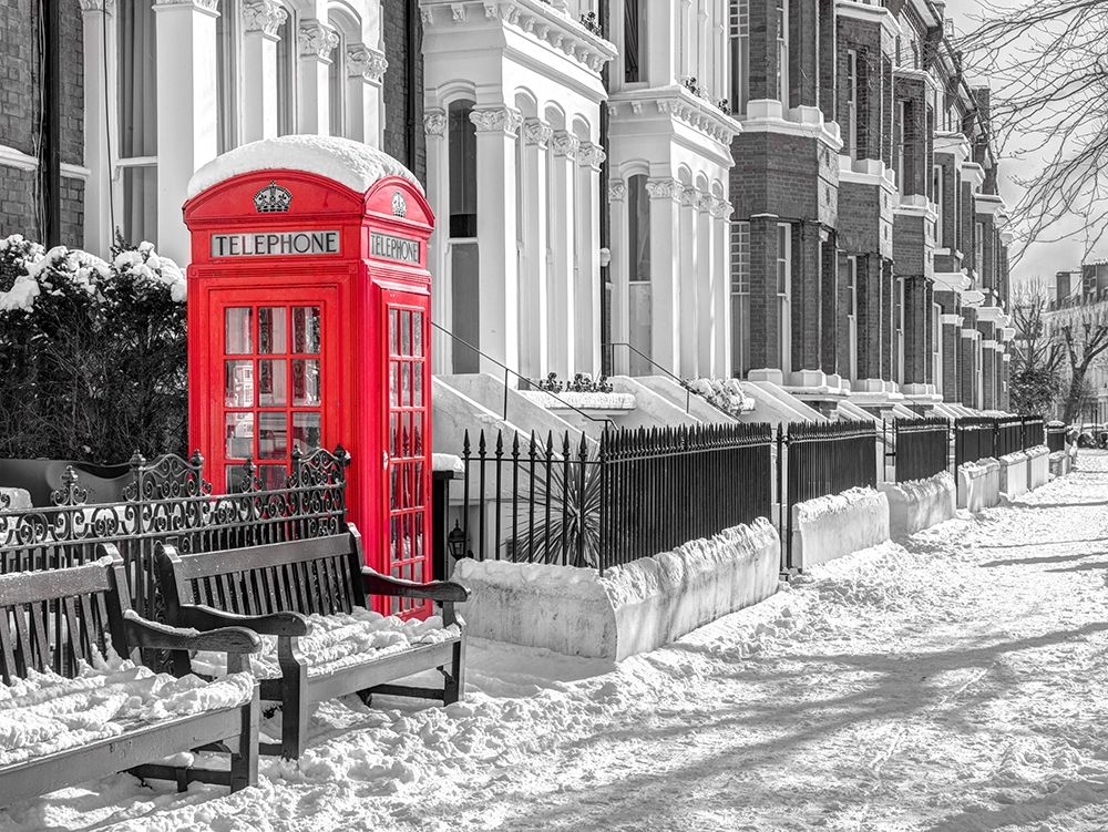 Maida Vale in snow-London art print by Assaf Frank for $57.95 CAD