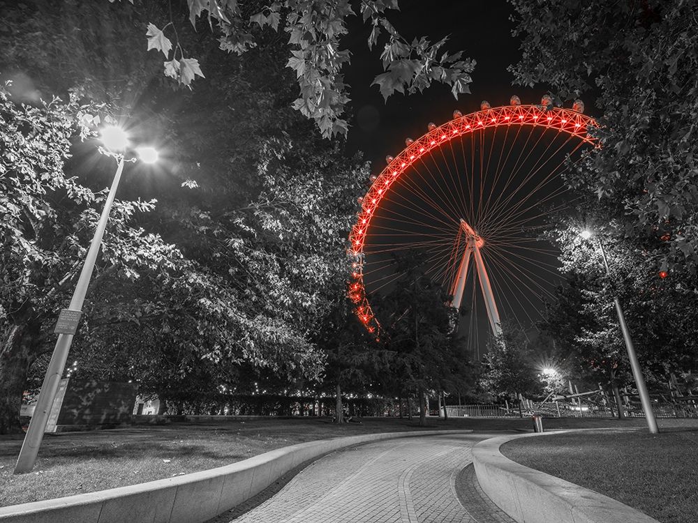 London eye at night art print by Assaf Frank for $57.95 CAD