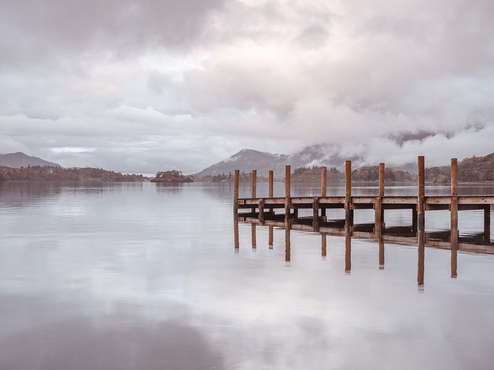 Derwentwater pier art print by Assaf Frank for $57.95 CAD