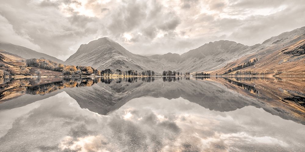 Mountain reflections in lake art print by Assaf Frank for $57.95 CAD