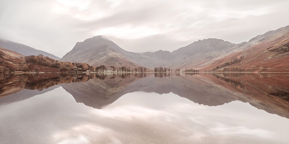Mountain reflections in lake art print by Assaf Frank for $57.95 CAD