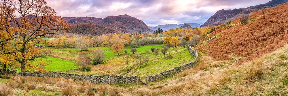 Panorama of lake district art print by Assaf Frank for $57.95 CAD