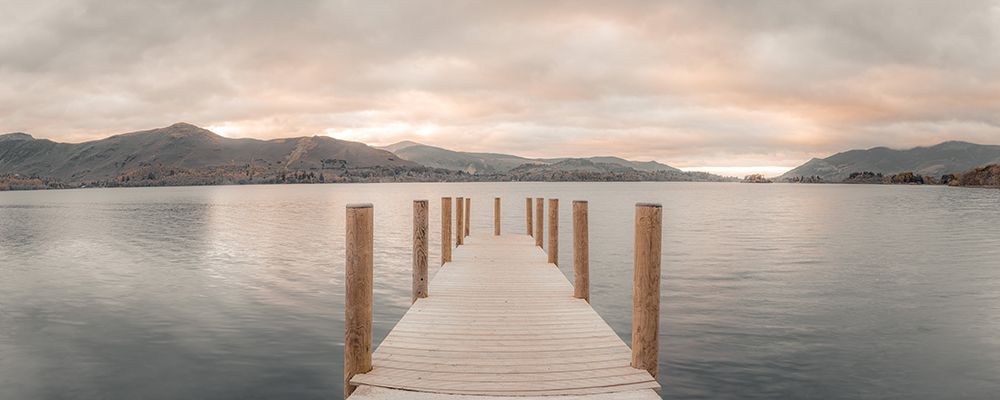 Derwentwater pier, lake district art print by Assaf Frank for $57.95 CAD