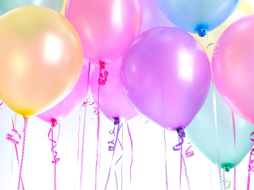 Multi coloured ballons art print by Assaf Frank for $57.95 CAD