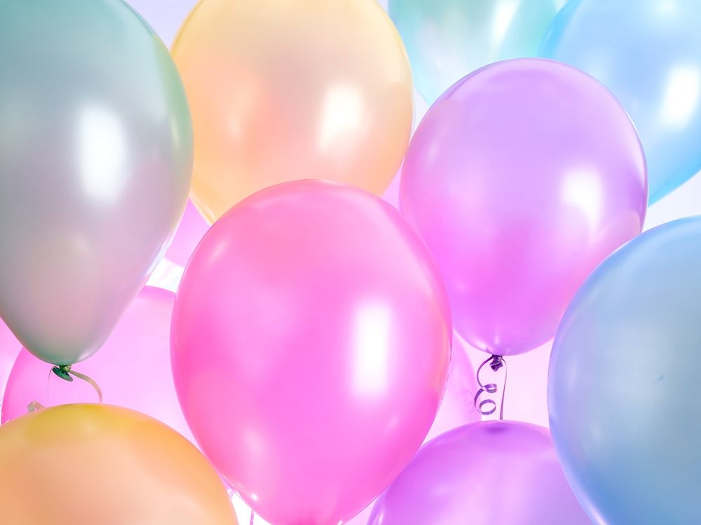 Multi coloured ballons art print by Assaf Frank for $57.95 CAD
