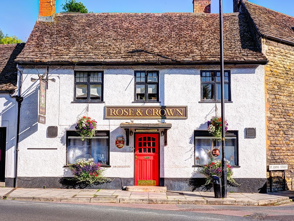Old pub in Malmesbury art print by Assaf Frank for $57.95 CAD