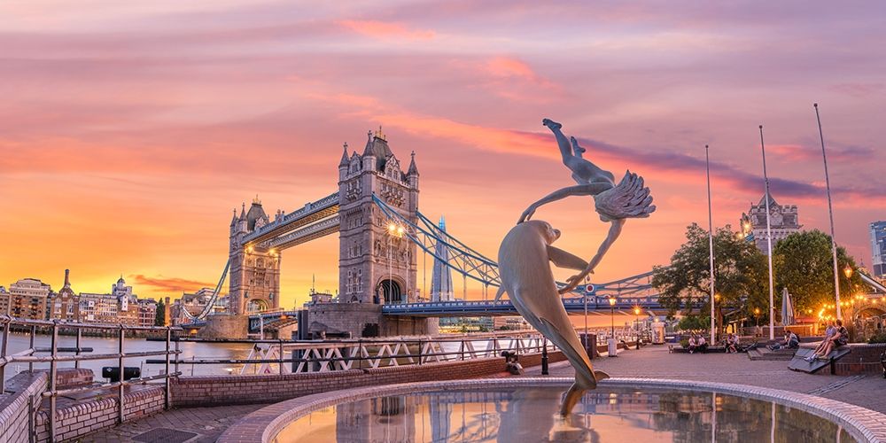 Tower Bridge at sunset, London art print by Assaf Frank for $57.95 CAD