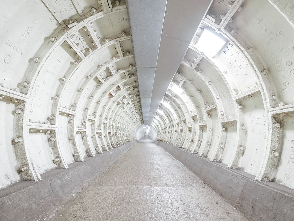 Walkway tunnel in London art print by Assaf Frank for $57.95 CAD