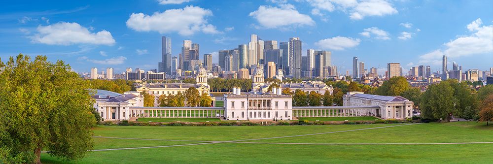 Canary Wharf via Greenwich Park art print by Assaf Frank for $57.95 CAD