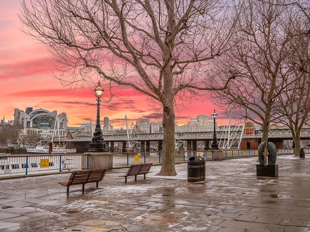 Sunset, Southbank, London art print by Assaf Frank for $57.95 CAD