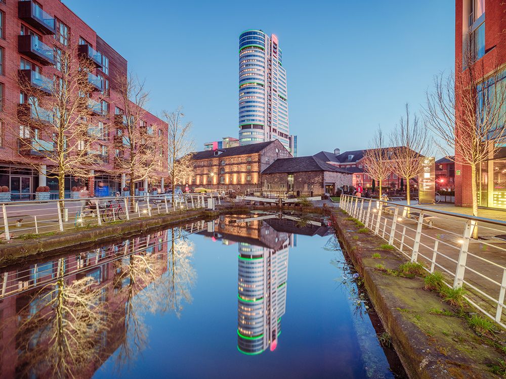 Canal reflections, Leeds art print by Assaf Frank for $57.95 CAD