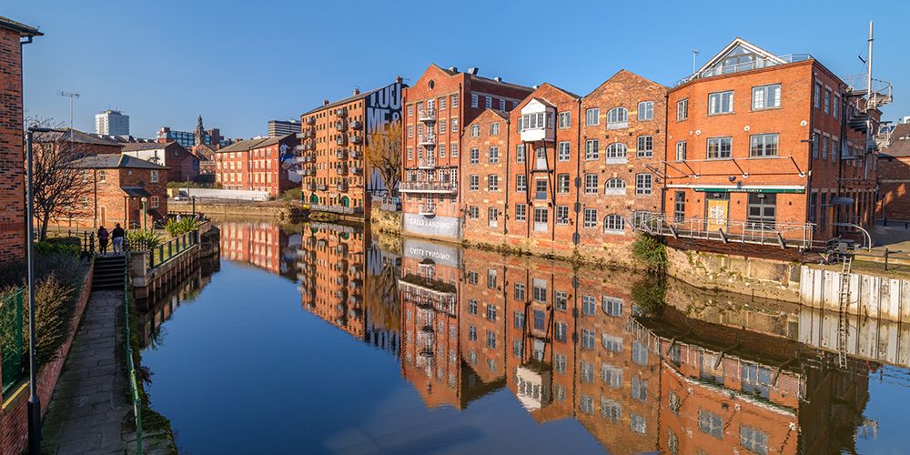 Canal reflections, Leeds art print by Assaf Frank for $57.95 CAD
