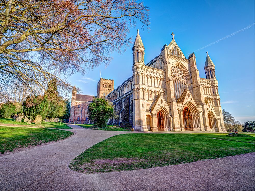 St Albance Cathedral art print by Assaf Frank for $57.95 CAD