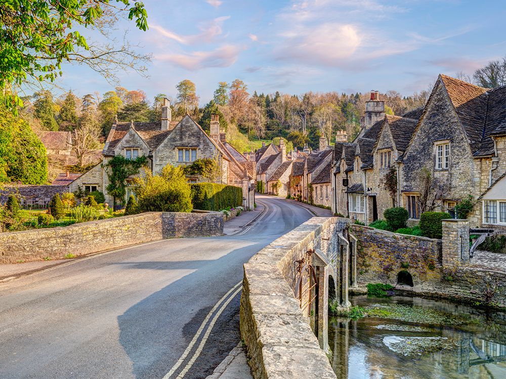 Stone cottages, Castle Combe art print by Assaf Frank for $57.95 CAD