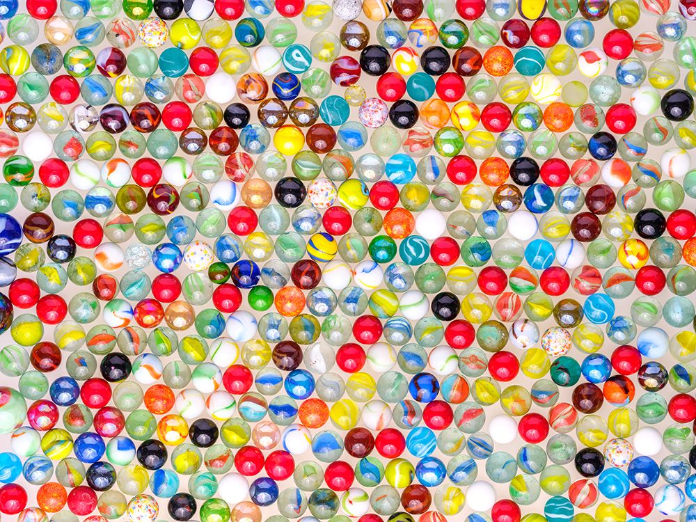 Full frame of Colorful Marbles art print by Assaf Frank for $57.95 CAD
