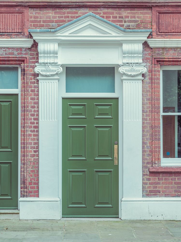 Wooden door on old building in london art print by Assaf Frank for $57.95 CAD
