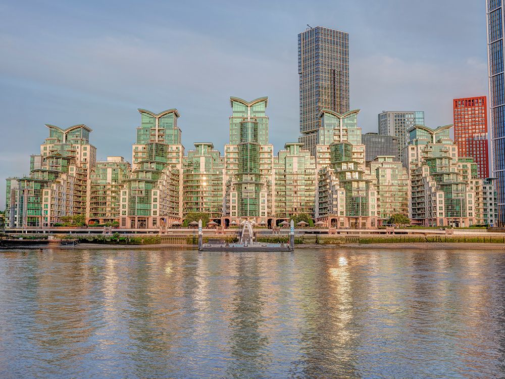 Vauxhall House, Riverside luxury apartment in London art print by Assaf Frank for $57.95 CAD