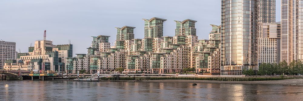 Vauxhall House, Riverside luxury apartment in London art print by Assaf Frank for $57.95 CAD