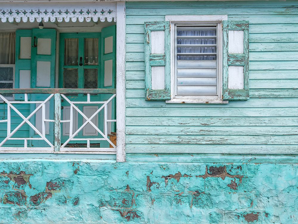 Old blue house in Basseterre, Saint Kitts and Nevis art print by Assaf Frank for $57.95 CAD