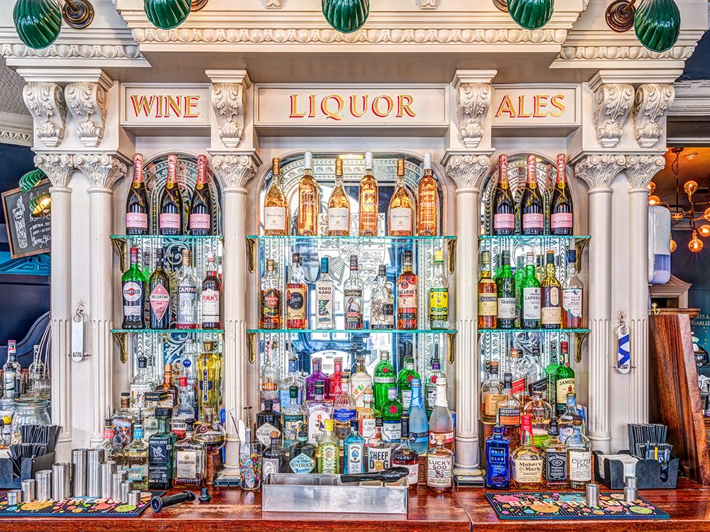 Elegant bar interior art print by Assaf Frank for $57.95 CAD