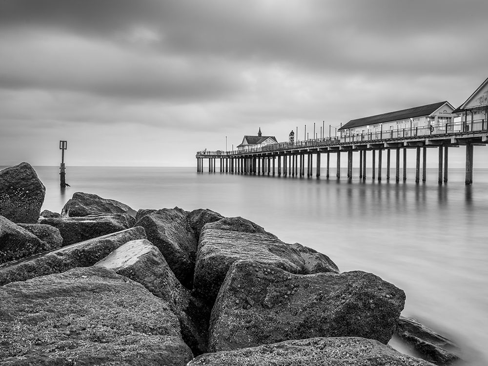 Pier on Southwold beach art print by Assaf Frank for $57.95 CAD