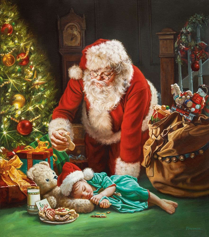 Cookies for Santa art print by Mark Missman for $57.95 CAD