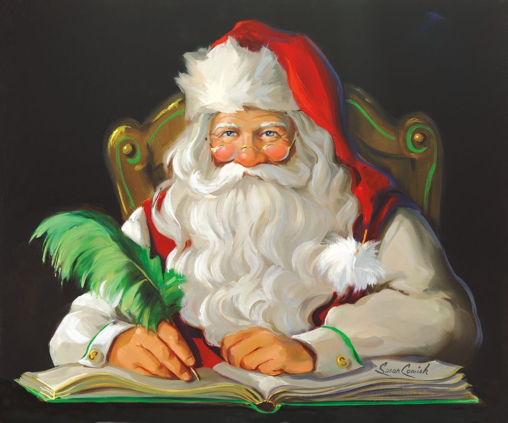 Naughty or Nice art print by Susan Comish for $57.95 CAD