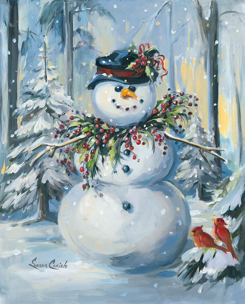 Berry Christmas art print by Susan Comish for $57.95 CAD