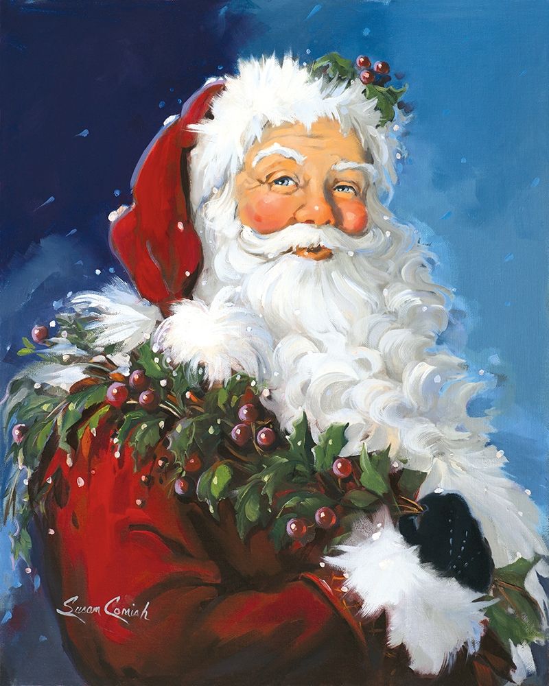 Berry Christmas art print by Susan Comish for $57.95 CAD