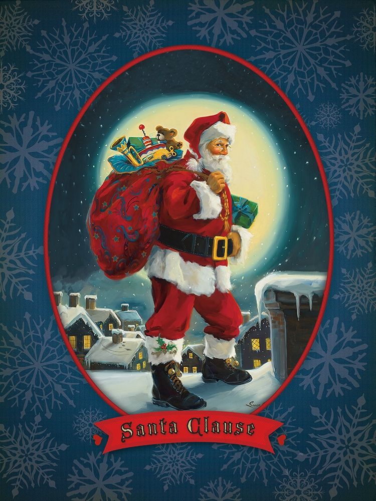 Santa Claus art print by Susan Comish for $57.95 CAD