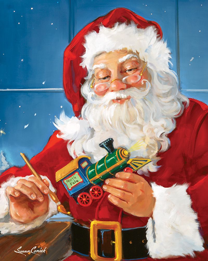 Santas Toys art print by Susan Comish for $57.95 CAD