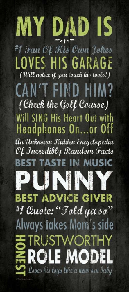 Punny Dad art print by Stephanie Marrott for $57.95 CAD