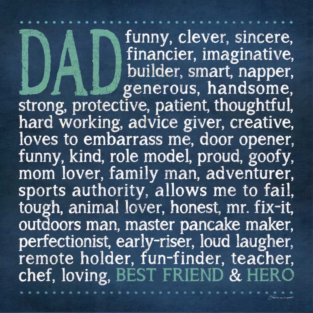 Dad art print by Stephanie Marrott for $57.95 CAD