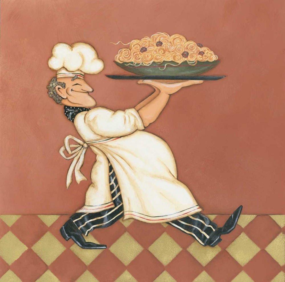 Pasta Chef art print by Stephanie Marrott for $57.95 CAD