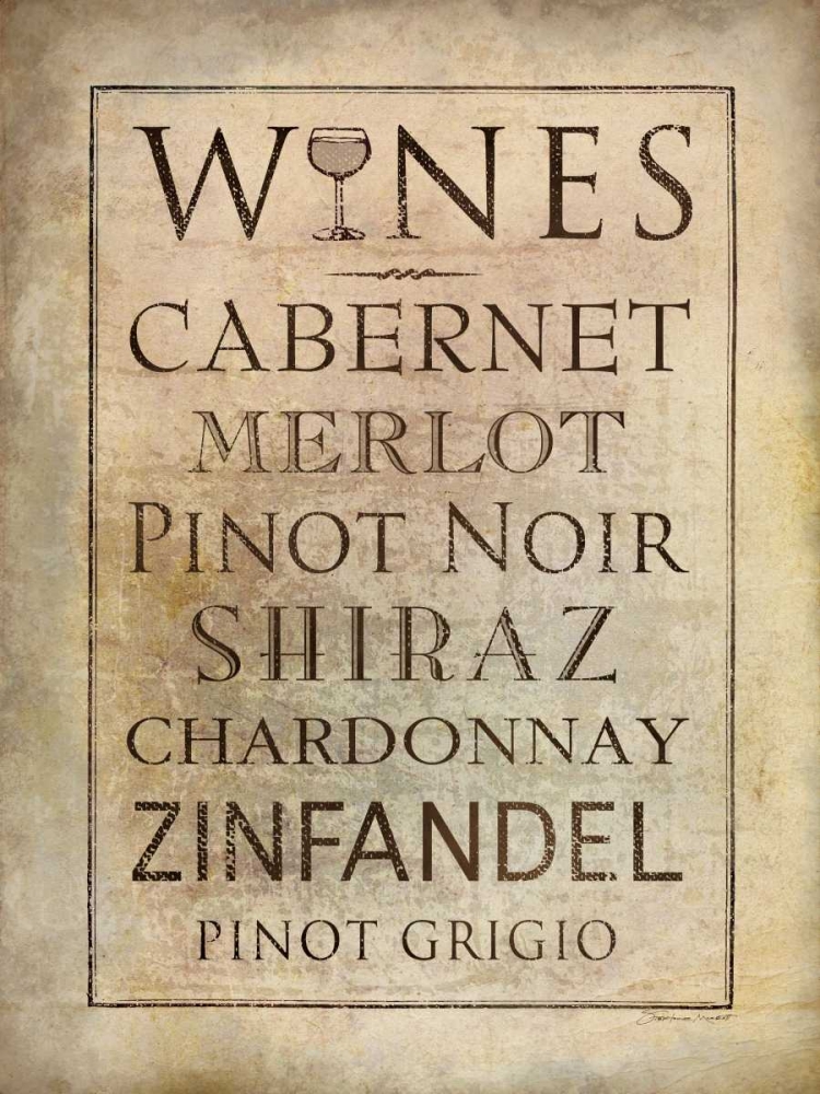 Wines art print by Stephanie Marrott for $57.95 CAD