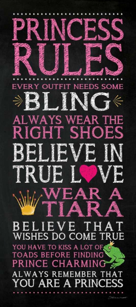 Princess Rules art print by Stephanie Marrott for $57.95 CAD