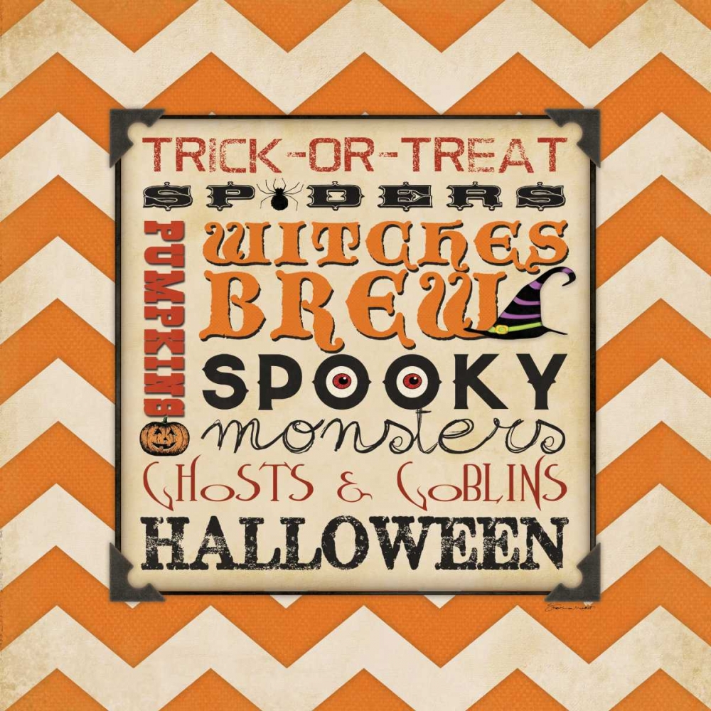 Halloween Type I art print by Stephanie Marrott for $57.95 CAD