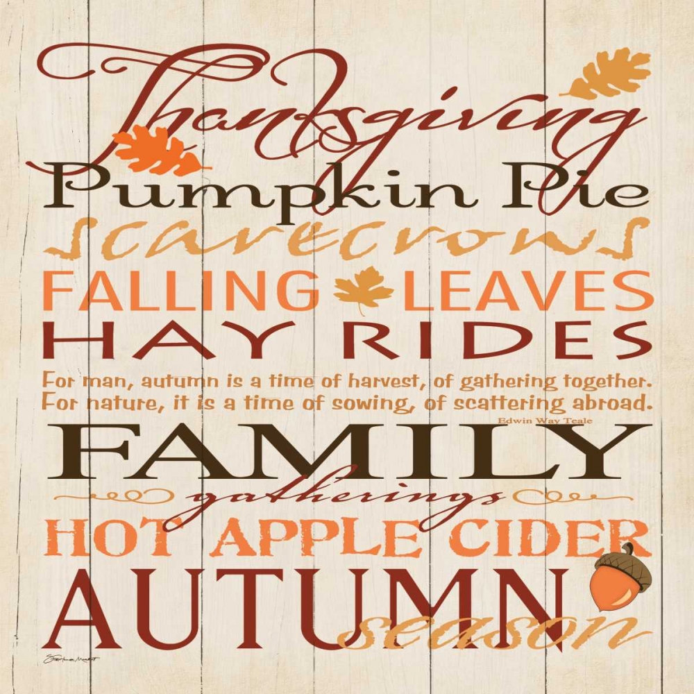 Thanksgiving II art print by Stephanie Marrott for $57.95 CAD