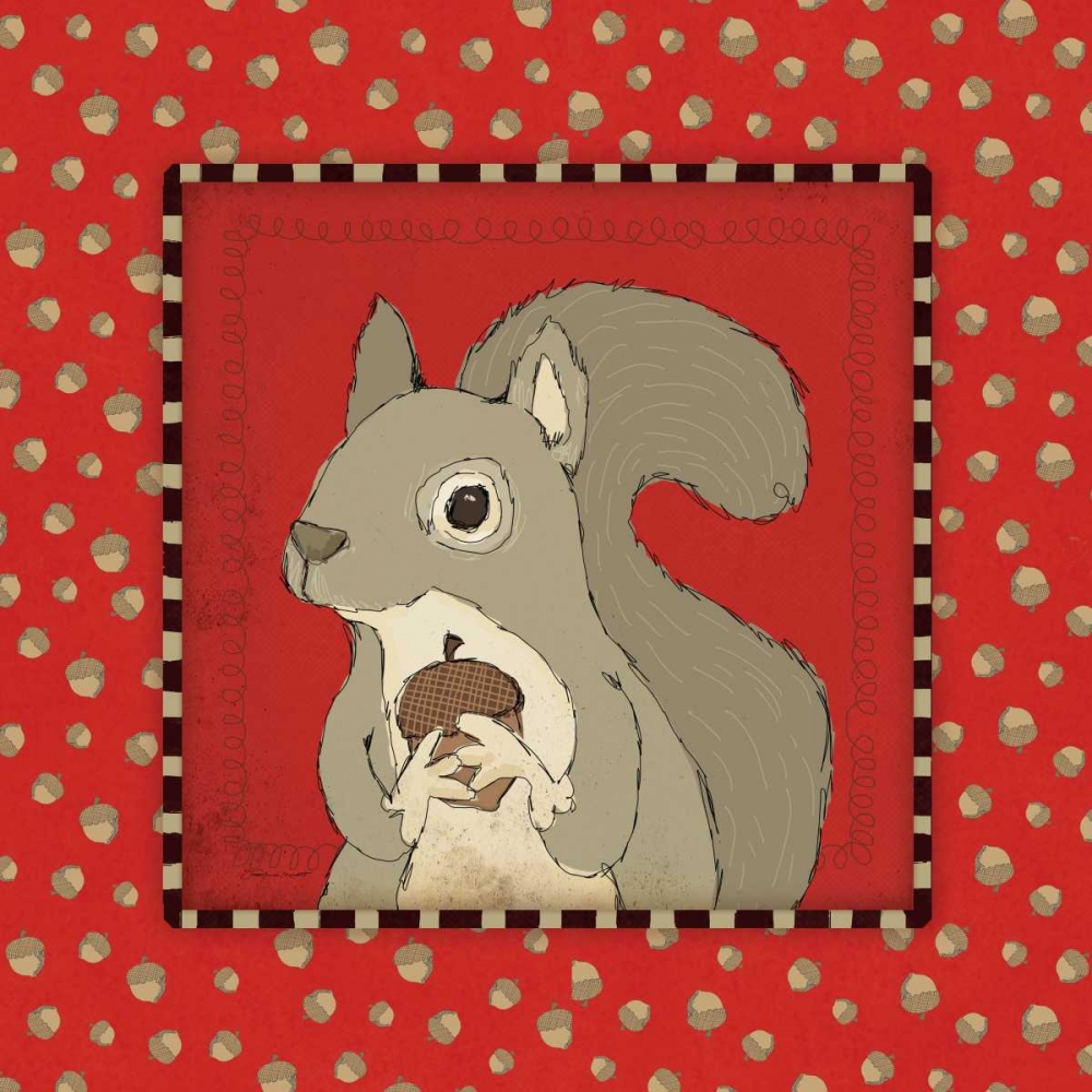 Squirrel in Frame art print by Stephanie Marrott for $57.95 CAD