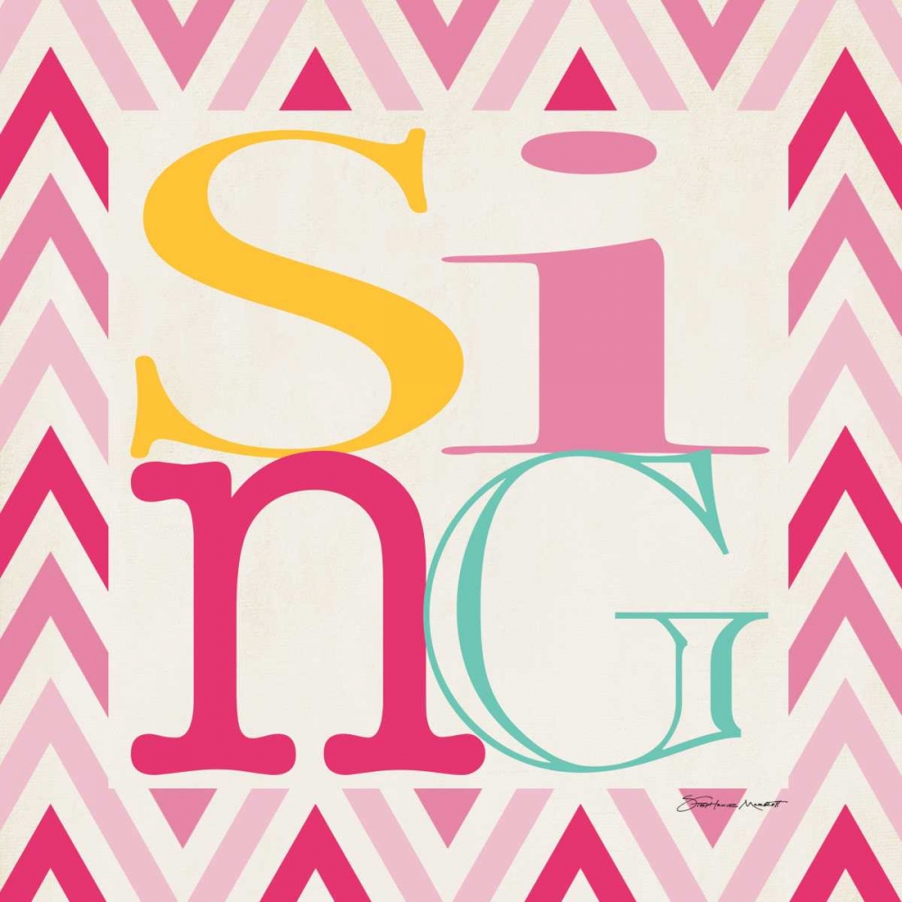 Playroom Sing I art print by Stephanie Marrott for $57.95 CAD