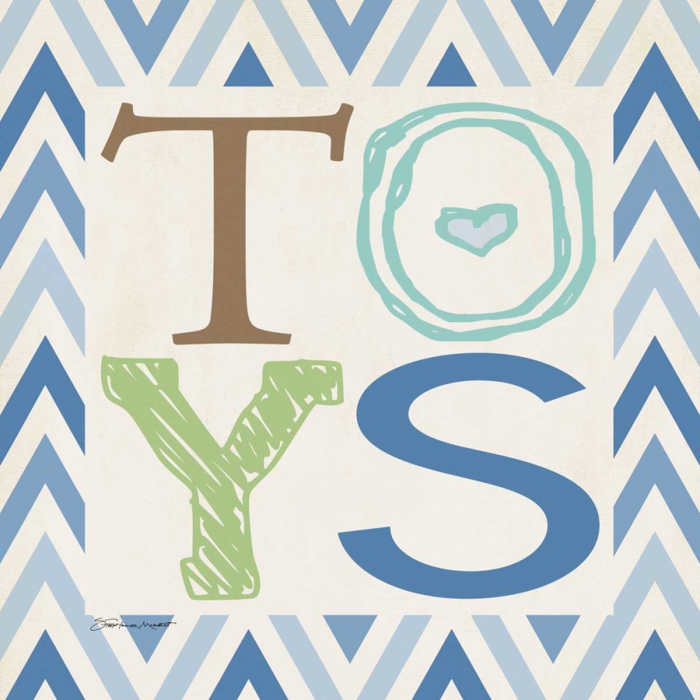 Playroom Boy Toys art print by Stephanie Marrott for $57.95 CAD