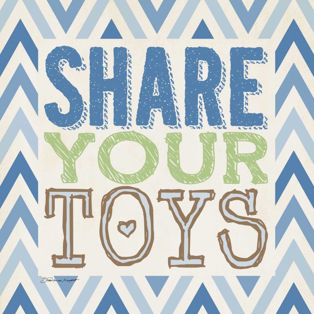 Playroom Boy Share art print by Stephanie Marrott for $57.95 CAD