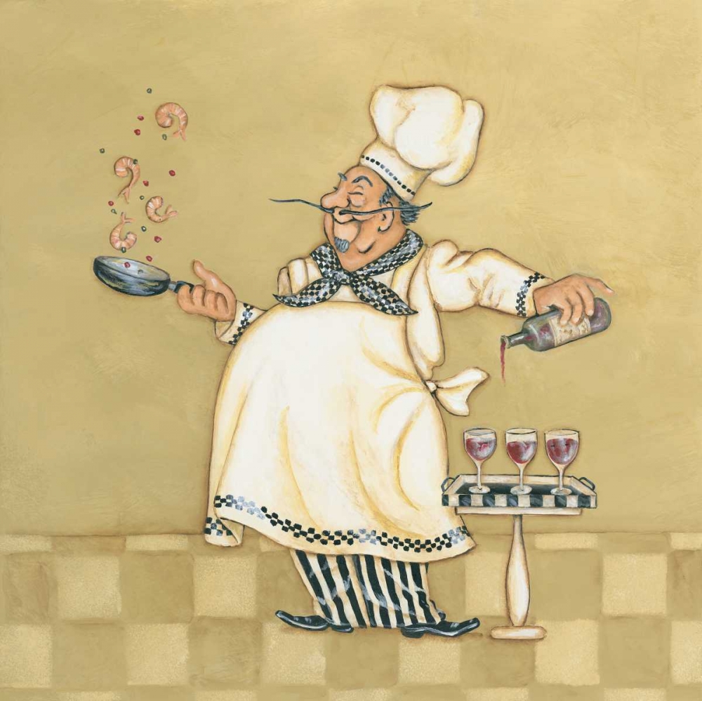 Seafood Chef art print by Stephanie Marrott for $57.95 CAD