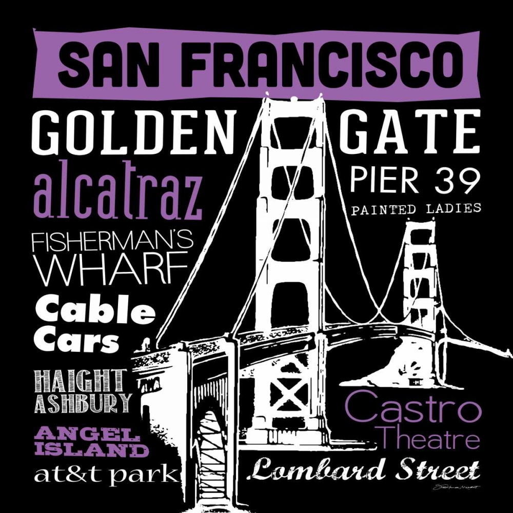 San Francisco art print by Stephanie Marrott for $57.95 CAD