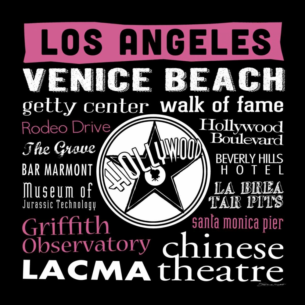 Los Angeles art print by Stephanie Marrott for $57.95 CAD