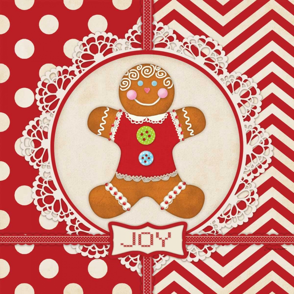 Gingerbread Girl Joy art print by Stephanie Marrott for $57.95 CAD