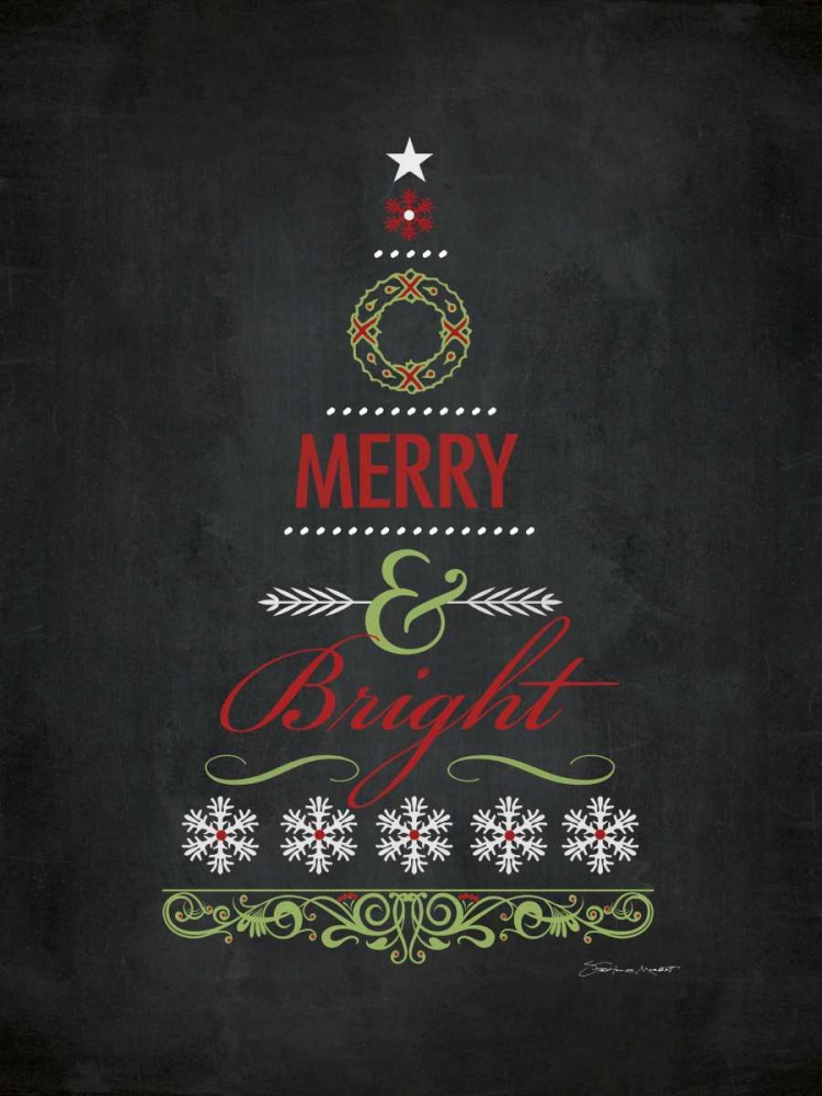 Merry and Bright art print by Stephanie Marrott for $57.95 CAD